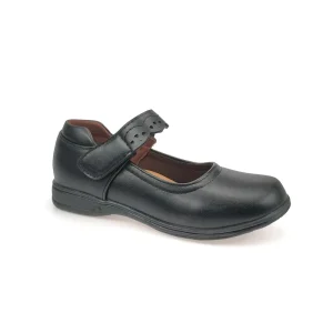Kids Latest Ballerina Black Pu Flats Kids Mary Jane Footwear Children Pump Student School Shoes for Girls