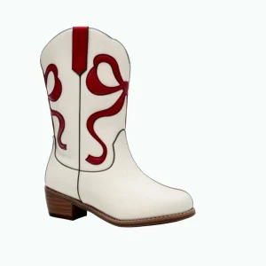 Kids Leather Boots Fashionable Snow Boots Cowgirl Cowboy Styles Western Boots for Girls Children’s Shoes
