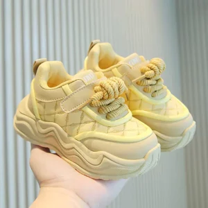 Kids Leather Shoes Children Outdoor Breathable Sneakers Sport Comfort Lightweight Casual Shoes
