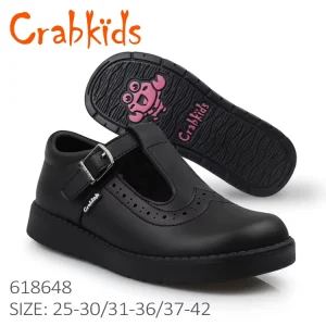 Kids Leather Shoes with New EVA Sole Anti-slip Wear-resistant