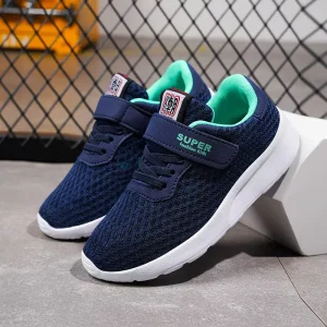 Kids Mesh Sneakers Boys Girls Breathable Sports Running Shoes Spring Autumn New Leisure Trainers Children Casual Walking Shoes