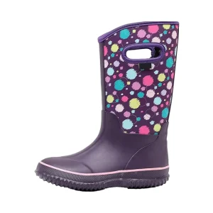 Kids Neoprene Boots Waterproof Rubber Rain Boots for Winter Snow Footwear