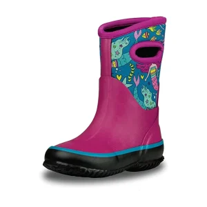 Kids Neoprene Rubber Rain Boots Waterproof Notdoor Winter Snow Rain Boots for Kids