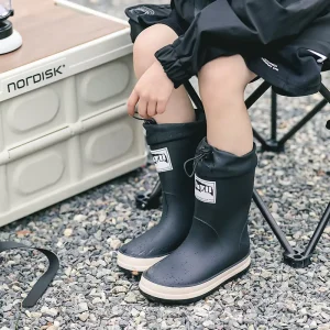 Kids’ Rain Boots Anti Slip Rain Shoes for Boys Waterproof Boots for Toddlers and Kindergarten Children