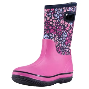 Kids Rain Boots Waterproof Insulated Rubber Neoprene Boots