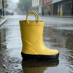 Kids Rain Shoes Children Waterproof Anti-slip Rain Boots for Outdoor Use