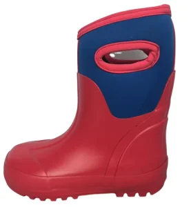 Kids Rubber Neoprene Rain Boots with Handle