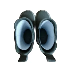 Kids Rubber Rain Boots Waterproof Ankle Short s with Non Slip Outsole for Boys