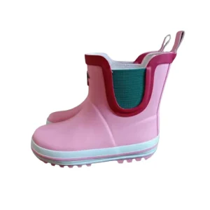 Kids Rubber Rain Boots Waterproof Ankle s with Non Slip Sole for Girls
