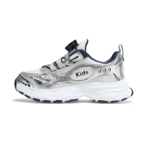 Kids Running Shoes Boys Girls Sports Sneakers Lightweight Breathable Durable Mesh With Buckle