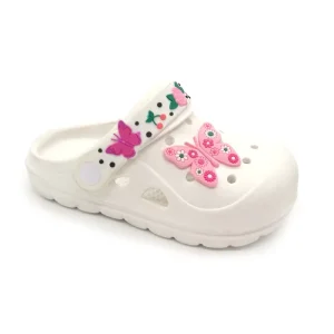 Kids Sandals Cute Flat Outdoor Casual Shoes Girl’s Rainbow Summer Clogs Eva
