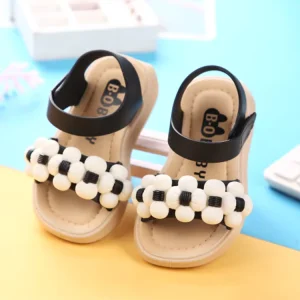 Kids Sandals Waterproof Anti Slip Lightweight Flat Summer Girls Soft Bottom Outdoor