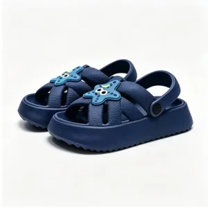 Kids Sandals for Boy and Girl with Charms Thick Sole Light Weight Comfortable Children Sandals for Summer