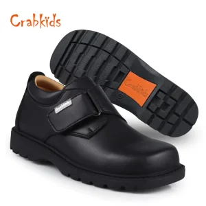 Kids School Shoes High Quality Genuine Leather Black for Boys Primary Kid Student Children Dress Kids School Shoes