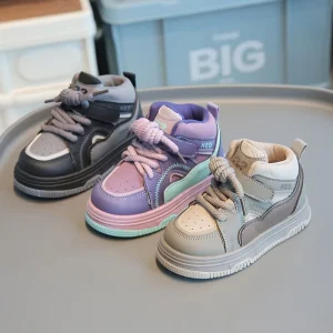 Kids School Sports Shoes Fashion Breathable Children Running Sneakers Casual Shoes Girls Walking Shoes for All Seasons