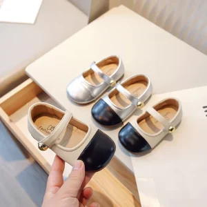 Kids Shoes Children Sandals Girls Wedding Party Dress Princess Flat Shoes Girls Soft Soled Fashion Girls Dress Shoes