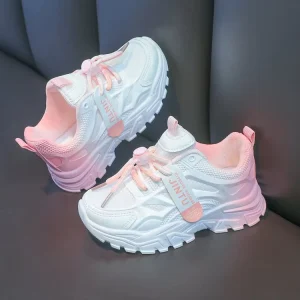 Kids Shoes High top Children’s Canvas Shoes Girls School Running Sneakers Fashion Children’s Casual Sneakers