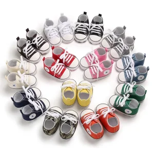 Kids Shoes Newborn Baby Girl Shoe Canvas Toddler 1Y Baby Walking Shoes Soft Sole Baby Infant Canvas Shoe Chaussures Pour Enfants