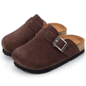 Kids Shoes Soled Slippers for Boys and Girls in Spring Children’s Beach Sandals High Quality Custom Logo Kids Wood Sole Slippers