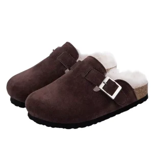 Kids Shoes Soled Slippers for Boys and Girls in Winter Children’s Beach Sandals High Quality Custom Logo Kids Wood Sole Slippers