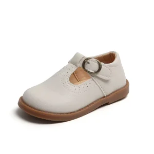 Kids Shoes Solid Color Princess Soft Sole Kids Leather Shoes British Princess Shoes for Kids Girl Shoes Chaussures Pour Enfants