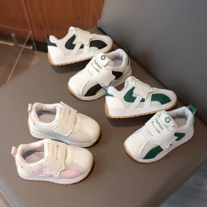 Kids Shoes Spring and Autumn Trendy Casual Children’s Shoes for Girls Boys Soft Non-slip Rubber Insole Breathable Mesh Sneakers