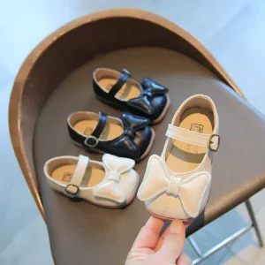 Kids Shoes Spring and Summer New Children’s Princess Dress Baby Shoes Soft Sole Bow Little Girls Shoes KIDS