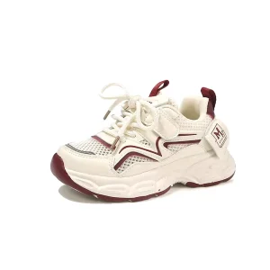 Kids Single Layer Mesh Breathable Shoes Summer Toddler Girl Chunky Dad Sneakers Lightweight Casual Running Shoes for Baby Boy