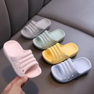Kids Slippers Boys Girls Summer Bathroom Shower Non Slip Soft Sole Indoor Home Parent Child Toddler Cool Slippers Model