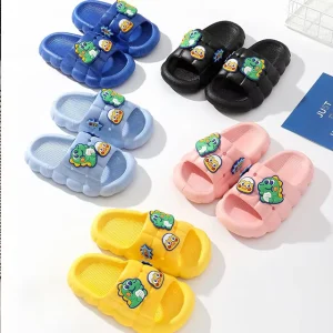 Kids Slippers Summer Children Cartoon Sandals for Boys Girls Flats Outdoor Indoor Home Slippers