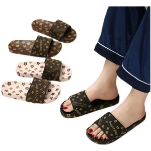 Kids Slippers Summer Home Shoes Baby Soft Indoor Children Fashion Letter Sandal Slides Footwear EVA for Boys and Girls