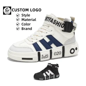 Kids Sneakers Boys Casual Running Basketball Sport Shoes Lace-up Walking Trainers Summer Winter
