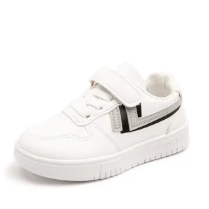 Kids Sneakers White Skateboarding Walking Shoes Kids Pu Winter Boy Shoes for Kids Children’s Casual Shoes
