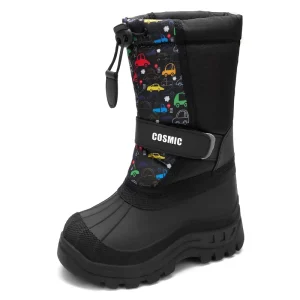 Kids Snow Boots Waterproof Boys Girls Winter Boots Mid Calf Insulated Duck Boots