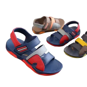Kids Sports Casual Leather Sandals Wild New Summer Children Sandals for Boys Flat Beach Shoes Soft Non slip Fashion PU