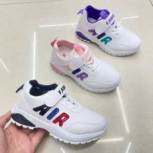 Kid’s Sports Shoes 2-13 Years Boy and Girls Soft Soled Casual White Shoes for Children Sport Shoes Customization
