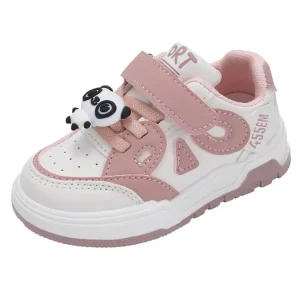 Kids Sports Shoes Autumn Boys’ and Girl Casual Board Shoes Cartoon Girls’ Bread Baby Dad Shoes