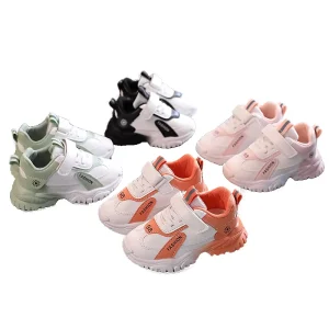 Kids’ Sports Sneakers Slip On Breathable Running Shoes for Boys Girls Lightweight Soft Sole Children’s Walking Shoes