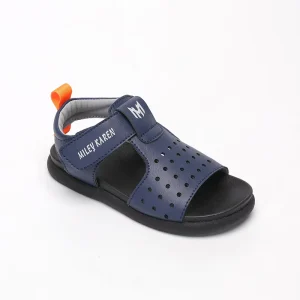 Kids Stylish Flat Sandals TPR EVA PU Mesh Light Barefoot School Shoes Boys Black Breathable Anti Slip Summer Sandal
