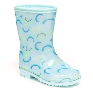 Kids Suitable Waterproof PVC Rain Boots with Fashion Design Rubber Rainboots Footwear Shoes