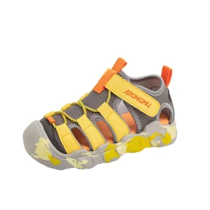 Kids Summer Casual Footwear Quick Dry Barefoot Beach Sandals for Boys and Girls Hook&Loop Outdoor Beach Shoes