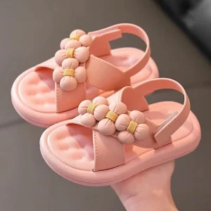 Kids Summer New Fashion Sandals Girls Soft Bottom Non slip Beach Shoes Children’s Breathable Comfort Versatile Shoes