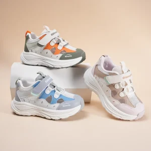Kids Toe Protection Mesh Sneakers Stylish Design Children’s Casual Mesh Footwear Wide Width Kids Running Walking Mesh Shoes
