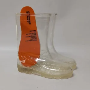 Kids Transparent Led Light PVC Rain Boots