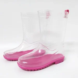 Kids Transparent Pvc Rain Boots