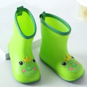 Kids Unisex Wellington Rain Boots Half PVC Knee High with Anti Slip and Waterproof Lightweight for Summer and Winter