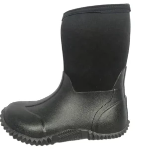 Kids Warm Neoprene Rubber Rain Boots for Winter