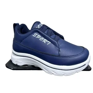 Kids Waterproof PU Upper Sporty Platform Sneakers Slip On Closure Lightweight Soft Anti-Odor Memory Foam Insole Comfortable All