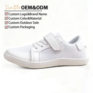 Kids Wide Toe Shoes Light-weight Breathable Mesh Walking Casual Shoes