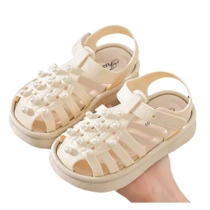 Kids and Children Summer Flip flop Solid PVC Light Weight Outdoor Sandals